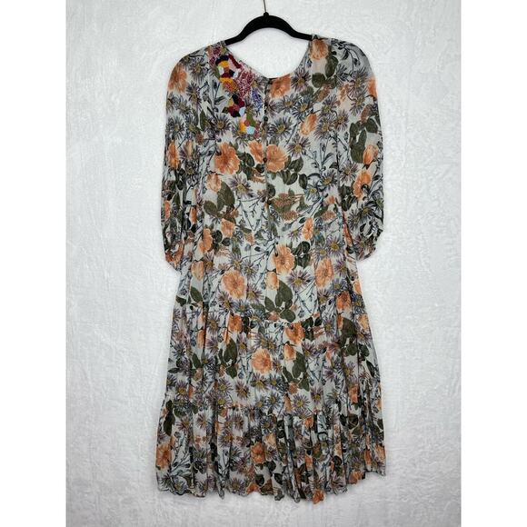 Anthropologie Floral Midi Dress - Multicolor - Picture 3 of 15